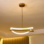 Luxen LED Gold Chandelier - Image 2
