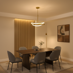 Luxen LED Gold Chandelier - Image 4