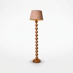 Nixum 1 Light Brown Floor Lamp