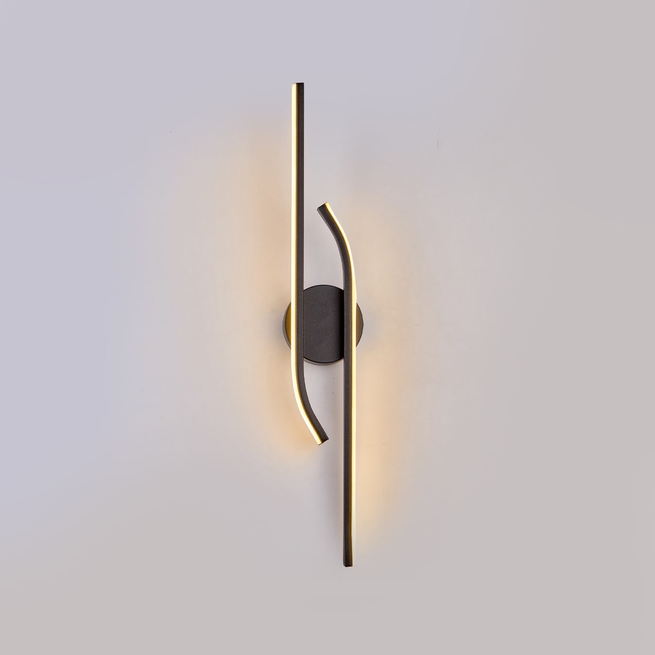 NGF-WL-2001B-N Meliva LED Black Wall Lamp - Image 1