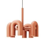 Pylon 8 Lights LED Brown Chandelier - Image 2