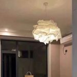 Astex 1 Light White Chandelier - Image 2