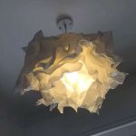 Astex 1 Light White Chandelier - Image 3