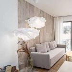 Astex 1 Light White Chandelier - Image 4