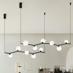 Aurivera 5 lights Black Chandelier