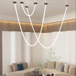 Novan LED Gold Chandelier - Image 3