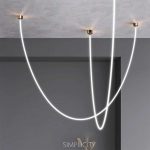 Novan LED Gold Chandelier - Image 4