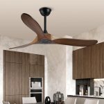 Luxis Brown Ceiling Fan - 52 Inch - Image 4