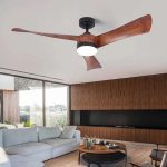 Astuna Brown Ceiling Fan - 54 Inch - Image 3