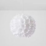 Soliv 1 Light White Chandelier