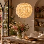 Soliv 1 Light White Chandelier - Image 3