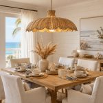 Gavalic 1 Light Beige Chandelier - Image 4