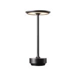 Kryon LED Black Rechargeable Table Lamp