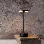 Kryon LED Black Rechargeable Table Lamp - Image 2