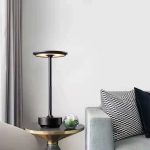 Kryon LED Black Rechargeable Table Lamp - Image 3