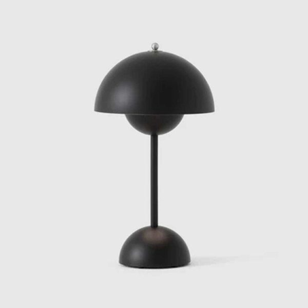 Wynir LED Black Rechargeable Table Lamp