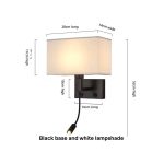 Halya LED Black Wall Lamp - Image 2