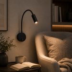 Auria Black LED Wall Lamp - Image 3