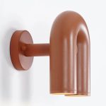 Glaor 2 Lights LED Brown Wall Lamp