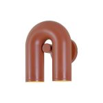 Glaor 2 Lights LED Brown Wall Lamp - Image 3