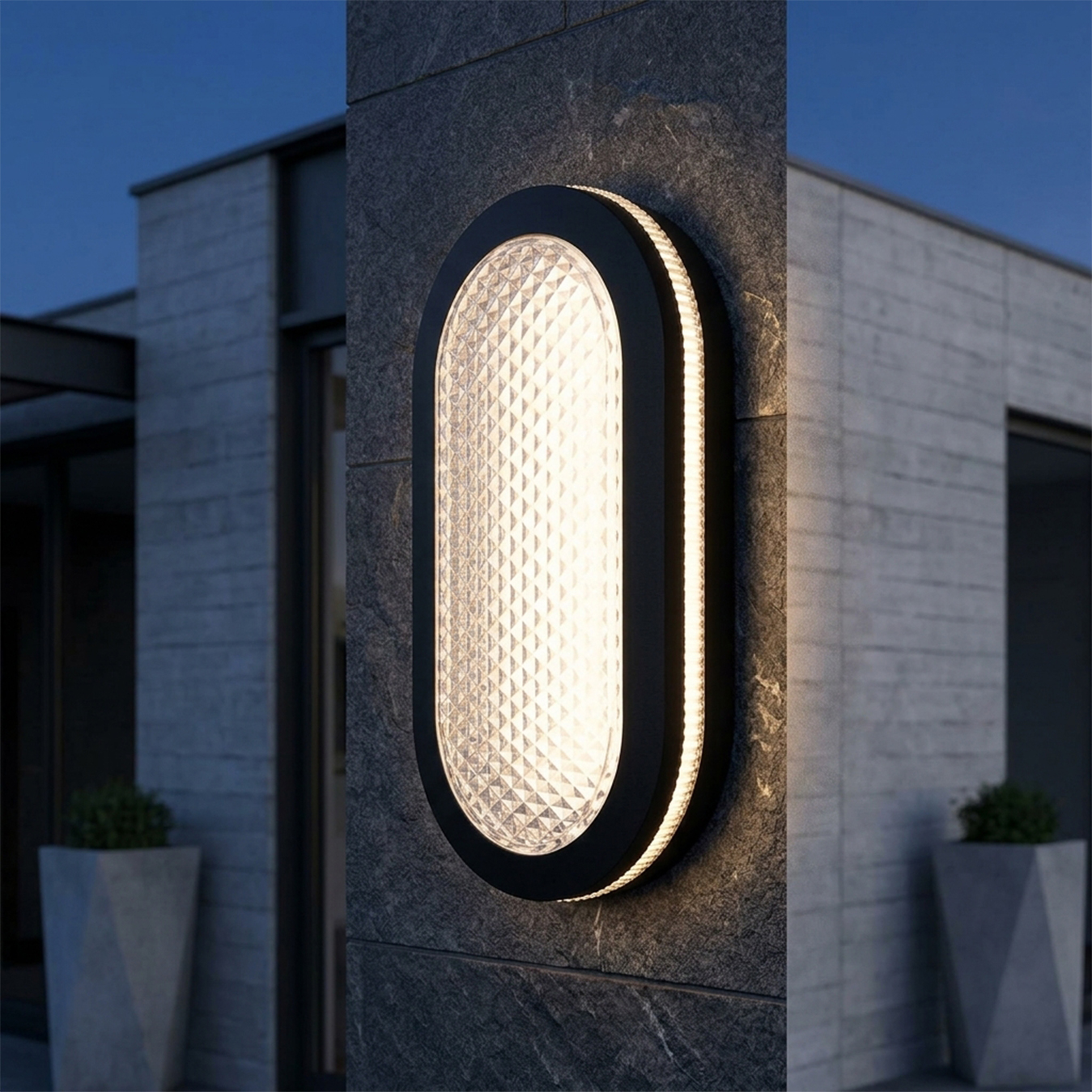 ALM-WL-379N-N Solios LED Black Wall Lamp - Image 1
