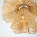 Haloz 1 Light Beige Chandelier - Image 4