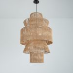 Solum 3 Lights Beige Chandelier