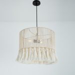 Solit 3 Lights Beige Chandelier - Image 2