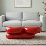 Radya Glossy Red Table