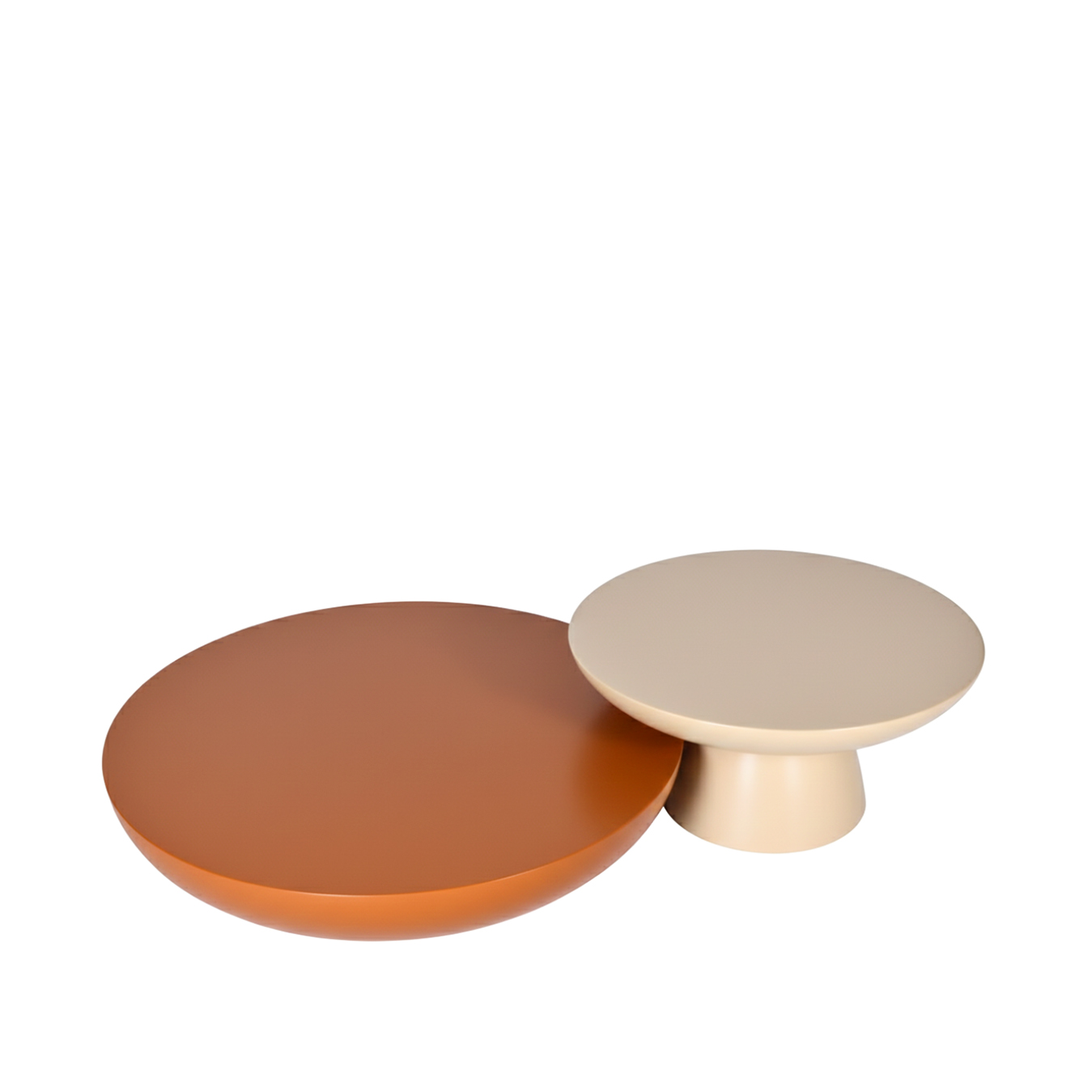 TAN-TB-120N-N طقم ترابيزات رادون برتقالي × بيج - Image 1